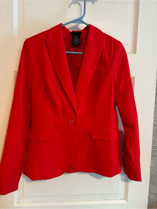 Metaphor Jackets & Blazers - Metaphor Bright Red Women's Tailored Blazer